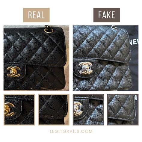 chanel bag authentic vs fake|how to identify chanel bags.